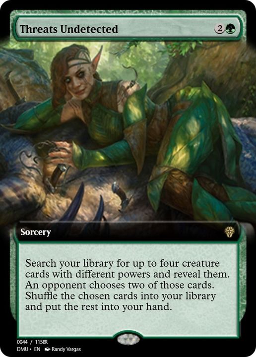 Threats Undetected in the group Magic the Gathering / Types / Colors / Green at Proxyprinters.com (29709)