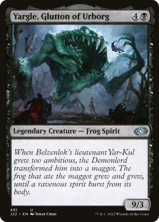 Yargle, Glutton of Urborg in the group Magic the Gathering / Types / Colors / Black at Proxyprinters.com (29718)