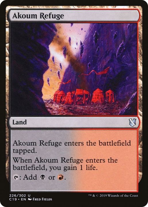 Akoum Refuge in the group Magic the Gathering / Types / Colors / Colorless at Proxyprinters.com (29730)