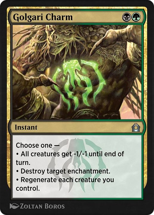 Golgari Charm in the group Magic the Gathering / Types / Colors / Multicolors / B, G at Proxyprinters.com (29777)