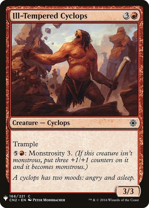 Ill-Tempered Cyclops in the group Singles at Proxyprinters.com (29829)