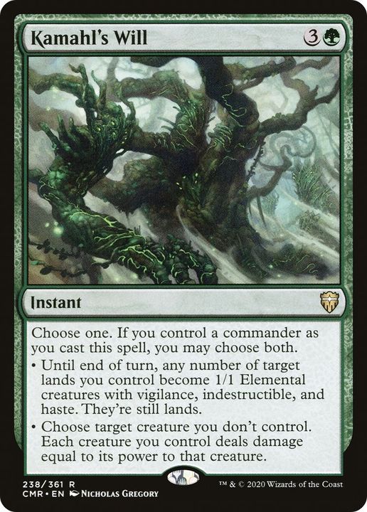 Kamahl's Will in the group Magic the Gathering / Types / Colors / Green at Proxyprinters.com (29832)