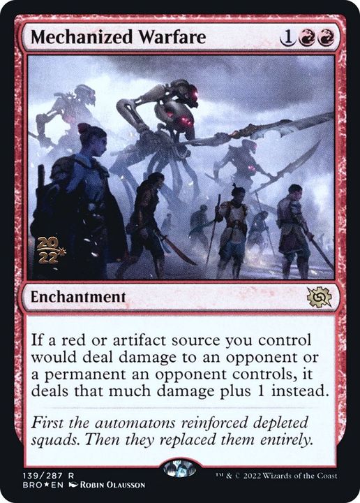 Mechanized Warfare in the group Magic the Gathering / Sets / The Brothers' War Promos at Proxyprinters.com (29849)