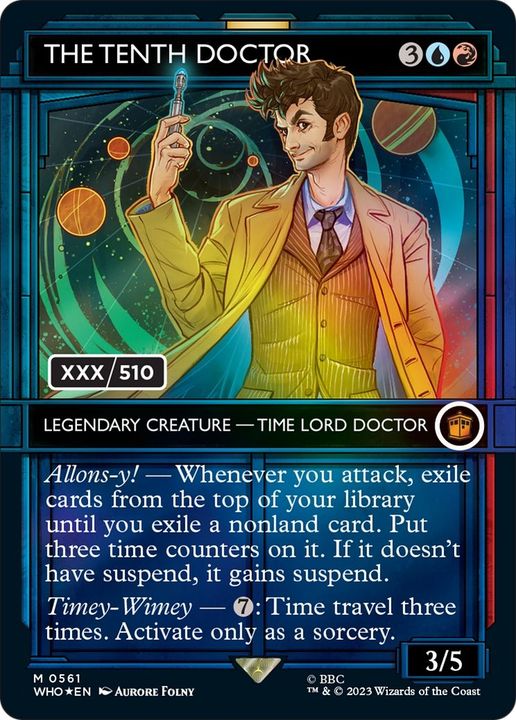 The Tenth Doctor in the group Magic the Gathering / Sets / Doctor Who at Proxyprinters.com (29854)