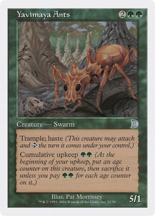 Yavimaya Ants in the group Magic the Gathering / Types / Colors / Green at Proxyprinters.com (29856)