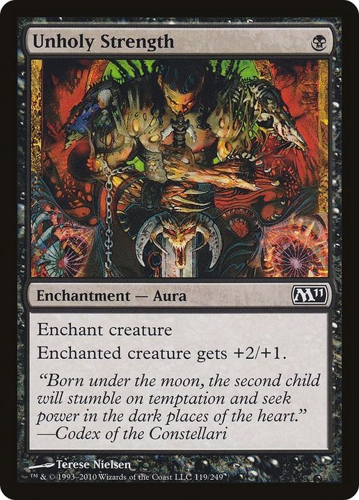 Unholy Strength in the group Magic the Gathering / Types / Colors / Black at Proxyprinters.com (29872)