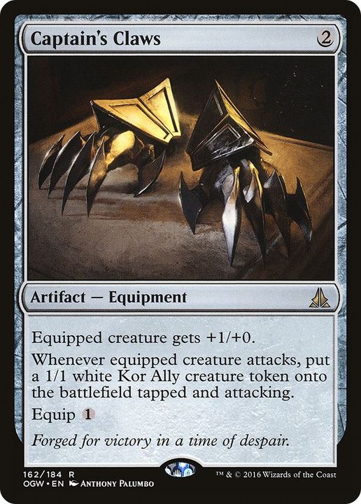 Captain's Claws in the group Magic the Gathering / Types / Artifacts / Artifact at Proxyprinters.com (29885)