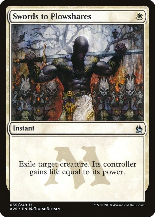 Swords to Plowshares in the group Magic the Gathering / Types / Colors / White at Proxyprinters.com (29886)