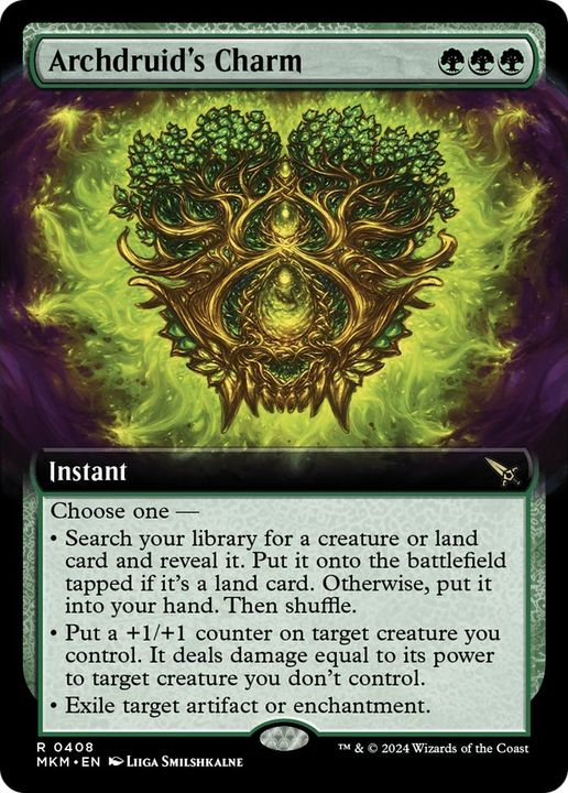 Archdruid's Charm in the group Magic the Gathering / Sets / Murders at Karlov Manor at Proxyprinters.com (299)