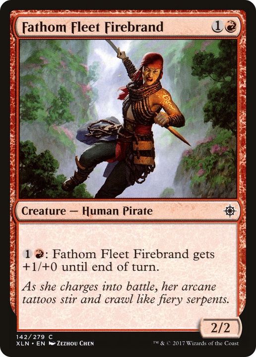 Fathom Fleet Firebrand in the group Magic the Gathering / Types / Creatures / Human at Proxyprinters.com (29900)