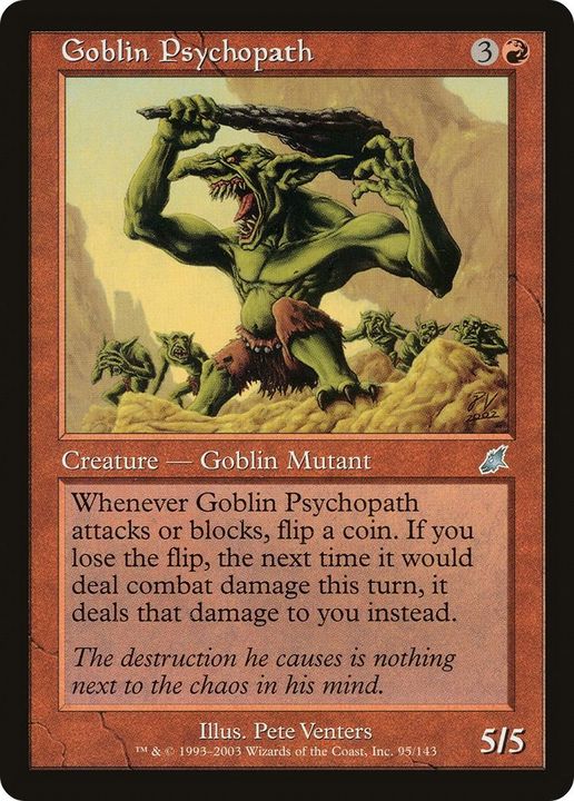 Goblin Psychopath in the group Magic the Gathering / Types / Creatures / Goblin at Proxyprinters.com (29902)