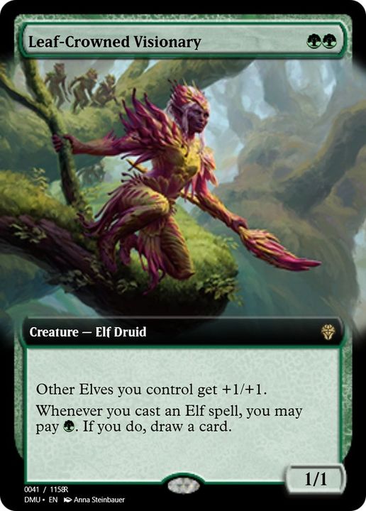 Leaf-Crowned Visionary in the group Magic the Gathering / Sets / Magic Origins Clash Pack at Proxyprinters.com (29904)