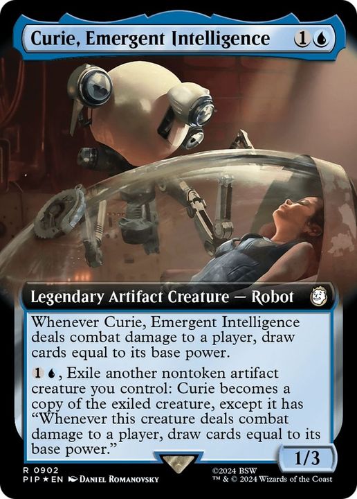 Curie, Emergent Intelligence in the group Magic the Gathering / Sets / Fallout at Proxyprinters.com (29905)