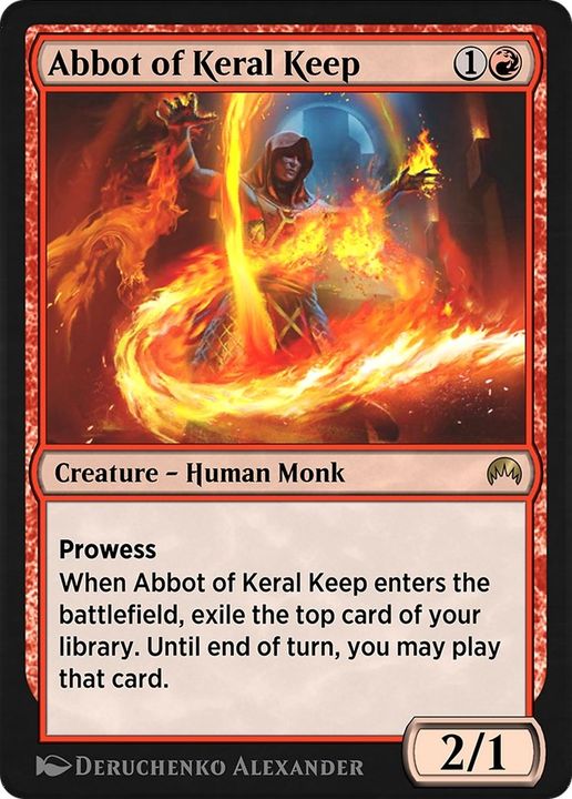 Abbot of Keral Keep in the group Magic the Gathering / Types / Creatures / Human at Proxyprinters.com (29907)