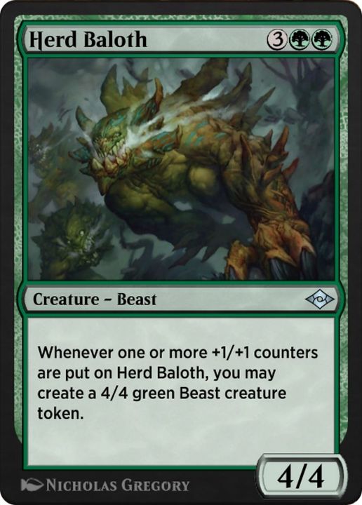 Herd Baloth in the group Magic the Gathering / Types / Colors / Green at Proxyprinters.com (29914)