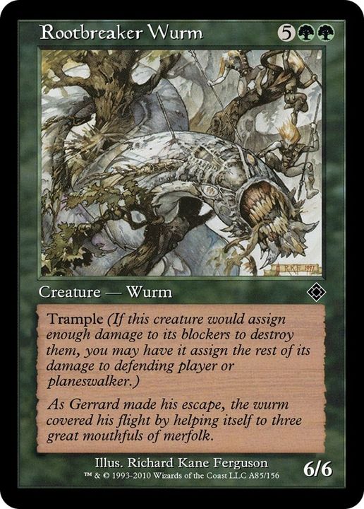 Rootbreaker Wurm in the group Magic the Gathering / Types / Colors / Green at Proxyprinters.com (29943)