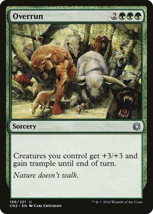 Overrun in the group Magic the Gathering / Types / Colors / Green at Proxyprinters.com (29992)