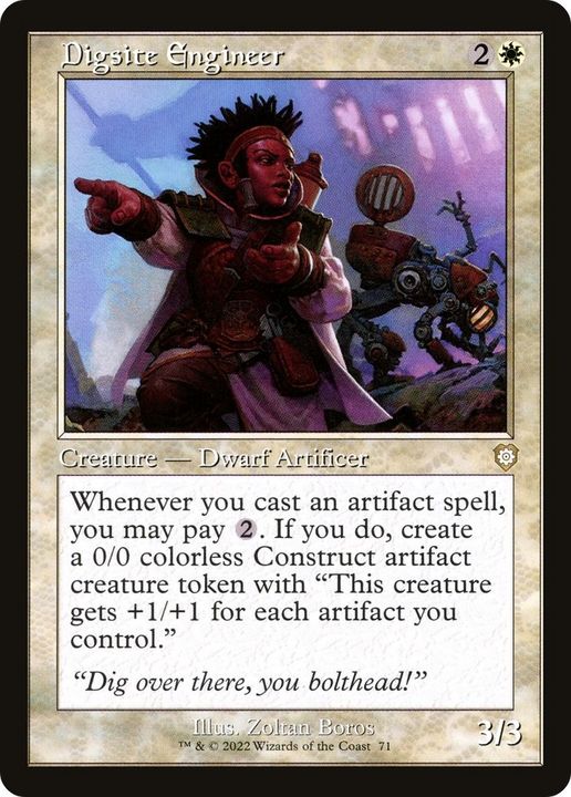 Digsite Engineer in the group Magic the Gathering / Types / Colors / White at Proxyprinters.com (30004)