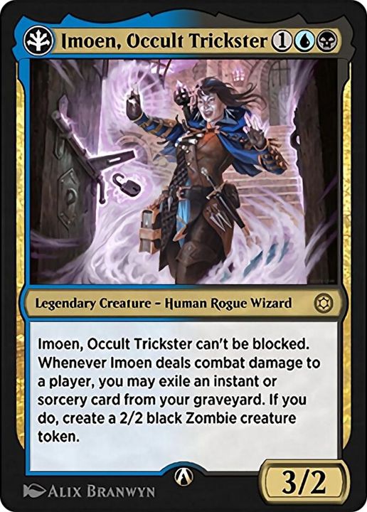 Imoen, Occult Trickster in the group Magic the Gathering / Types / Colors / Multicolors / B, U at Proxyprinters.com (30012)