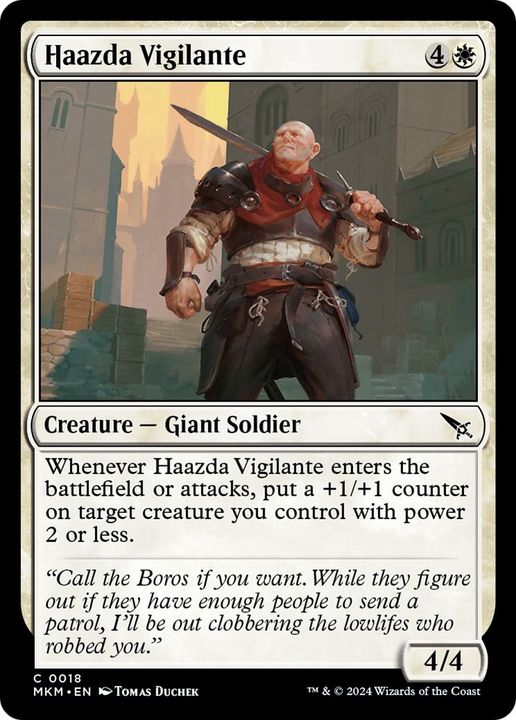 Haazda Vigilante in the group Magic the Gathering / Types / Colors / White at Proxyprinters.com (30017)