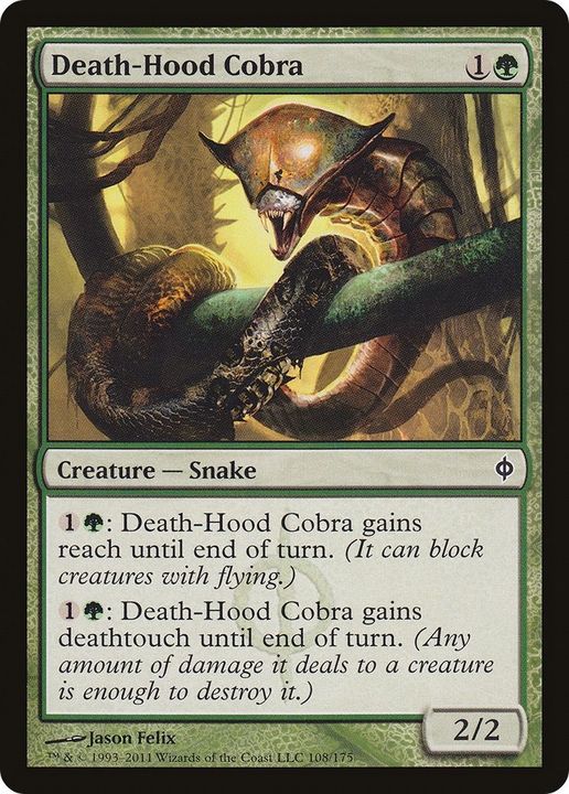 Death-Hood Cobra in the group Magic the Gathering / Sets / New Phyrexia at Proxyprinters.com (30019)