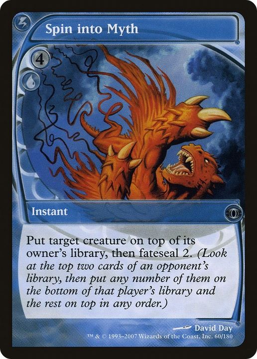 Spin into Myth in the group Magic the Gathering / Types / Colors / Blue at Proxyprinters.com (3002)