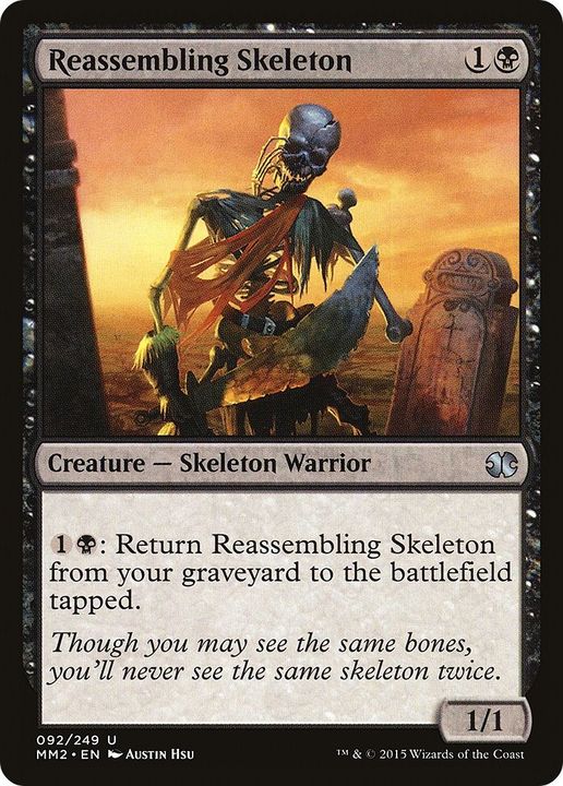 Reassembling Skeleton in the group Magic the Gathering / Types / Creatures / Warrior at Proxyprinters.com (30040)