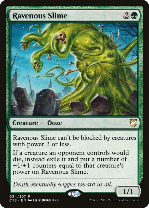 Ravenous Slime in the group Magic the Gathering / Types / Colors / Green at Proxyprinters.com (30041)