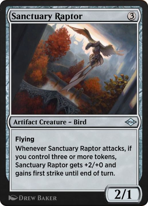 Sanctuary Raptor in the group Magic the Gathering / Sets / Jumpstart: Historic Horizons at Proxyprinters.com (30048)