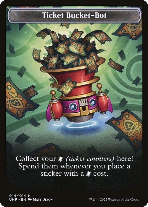 Ticket Bucket-Bot in the group Magic the Gathering / Sets / Unglued at Proxyprinters.com (30052)