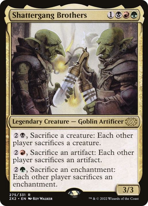 Shattergang Brothers in the group Magic the Gathering / Types / Colors / Multicolors / B, G, R at Proxyprinters.com (30073)