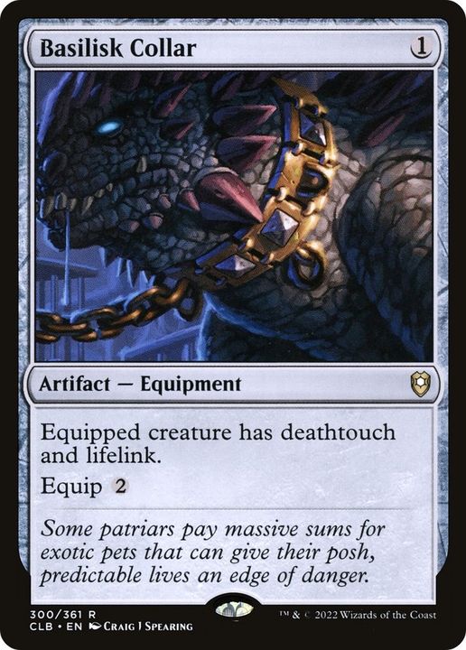 Basilisk Collar in the group Magic the Gathering / Types / Artifacts / Artifact at Proxyprinters.com (30075)