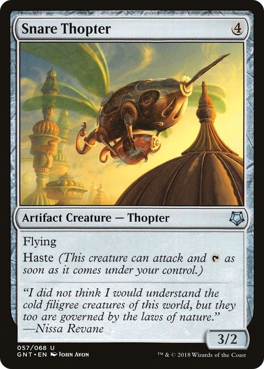 Snare Thopter in the group Magic the Gathering / Types / Colors / Colorless at Proxyprinters.com (30094)