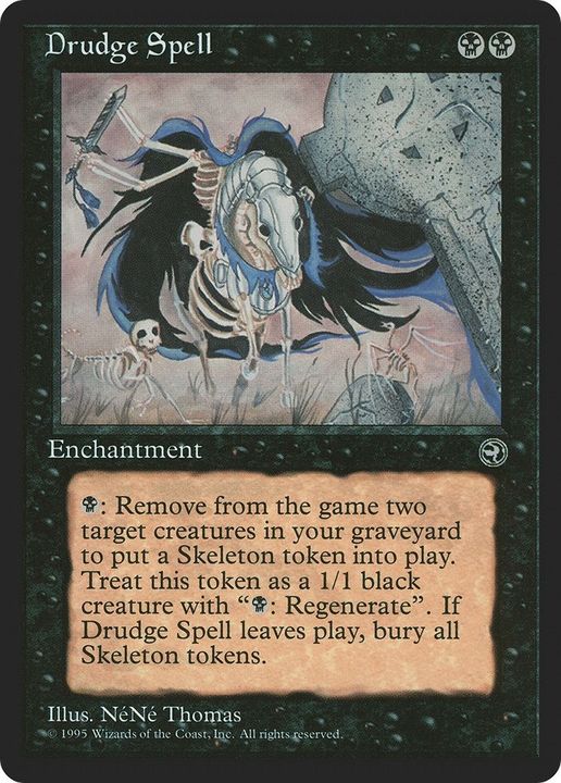 Drudge Spell in the group Magic the Gathering / Types / Enchantment / Enchantment at Proxyprinters.com (30102)