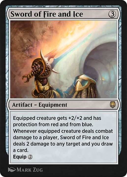 Sword of Fire and Ice in the group Magic the Gathering / Types / Artifacts / Artifact at Proxyprinters.com (3014)