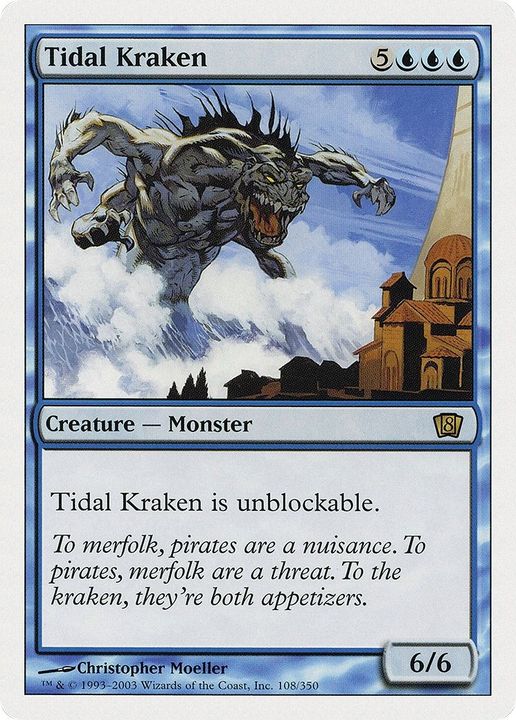 Tidal Kraken in the group Magic the Gathering / Types / Colors / Blue at Proxyprinters.com (3021)