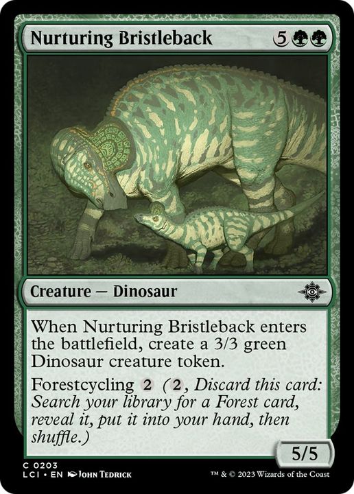 Nurturing Bristleback in the group Magic the Gathering / Types / Colors / Green at Proxyprinters.com (3029)