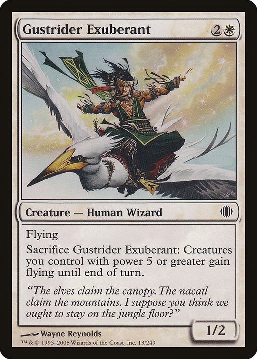 Gustrider Exuberant in the group Magic the Gathering / Sets / Shards of Alara at Proxyprinters.com (30311)