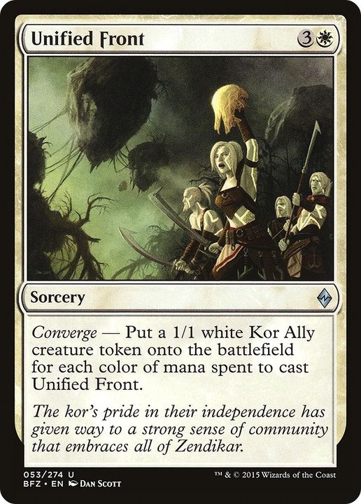 Unified Front in the group Magic the Gathering / Types / Colors / White at Proxyprinters.com (30315)