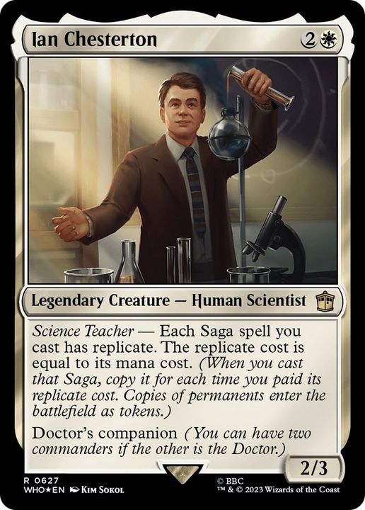 Ian Chesterton in the group Magic the Gathering / Sets / Doctor Who at Proxyprinters.com (30316)