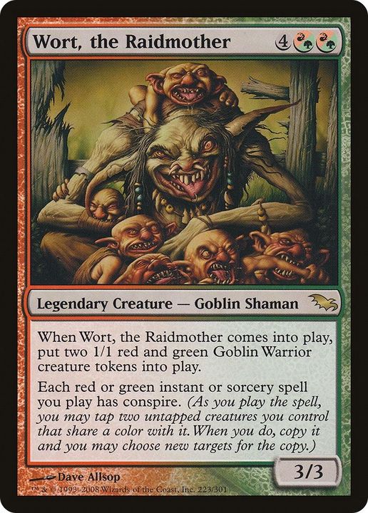 Wort, the Raidmother in the group Magic the Gathering / Types / Colors / Multicolors / G, R at Proxyprinters.com (30332)