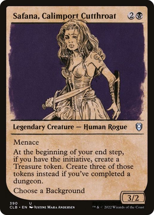 Safana, Calimport Cutthroat in the group Magic the Gathering / Sets / Commander Legends: Battle for Baldur's Gate at Proxyprinters.com (30340)