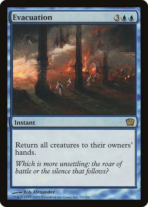 Evacuation in the group Magic the Gathering / Types / Colors / Blue at Proxyprinters.com (30354)