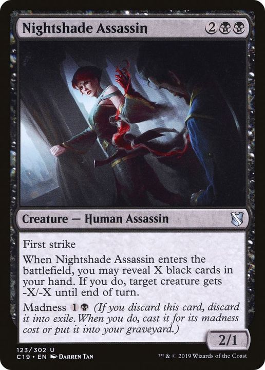 Nightshade Assassin in the group Magic the Gathering / Types / Creatures / Human at Proxyprinters.com (30356)