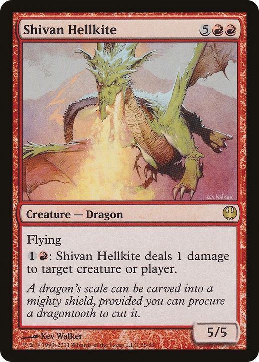 Shivan Hellkite in the group Magic the Gathering / Sets / Duel Decks: Knights vs. Dragons at Proxyprinters.com (30358)