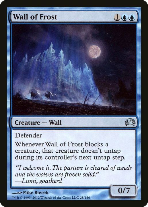 Wall of Frost in the group Magic the Gathering / Types / Colors / Blue at Proxyprinters.com (30360)