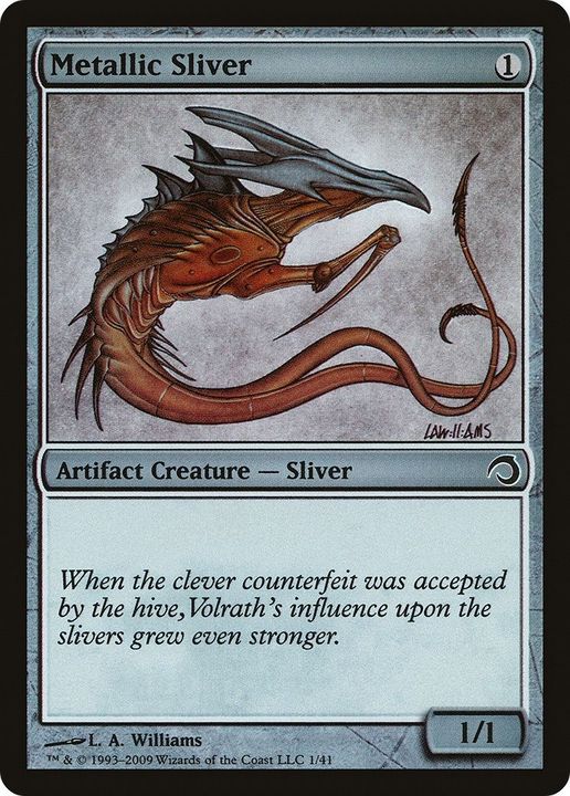 Metallic Sliver in the group Magic the Gathering / Types / Colors / Colorless at Proxyprinters.com (30366)