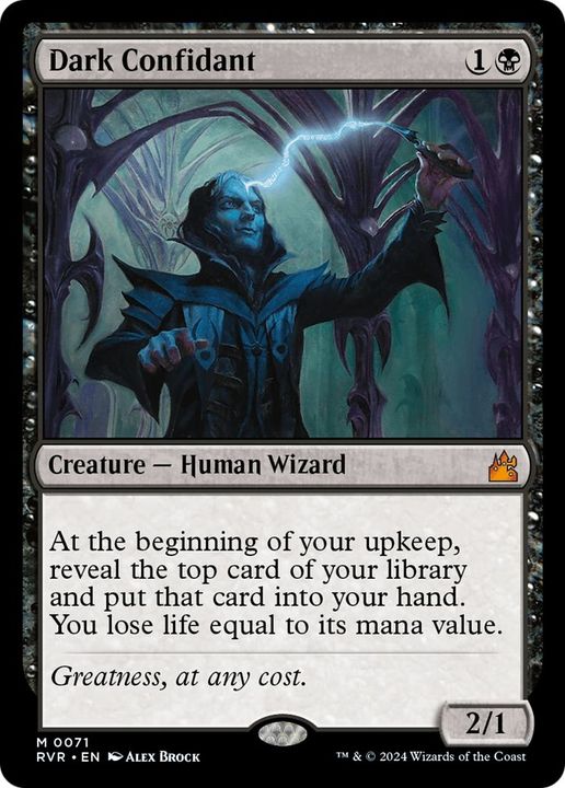 Dark Confidant in the group Magic the Gathering / Types / Creatures / Wizard at Proxyprinters.com (30391)