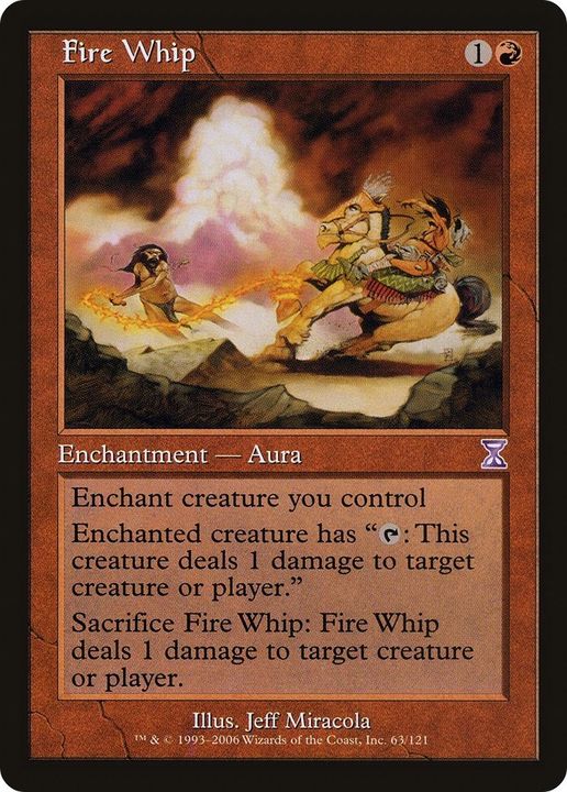 Fire Whip in the group Magic the Gathering / Types / Colors / Red at Proxyprinters.com (30424)