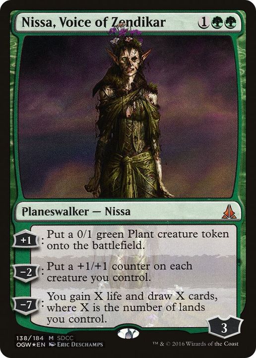 Nissa, Voice of Zendikar in the group Magic the Gathering / Types / Colors / Green at Proxyprinters.com (30435)